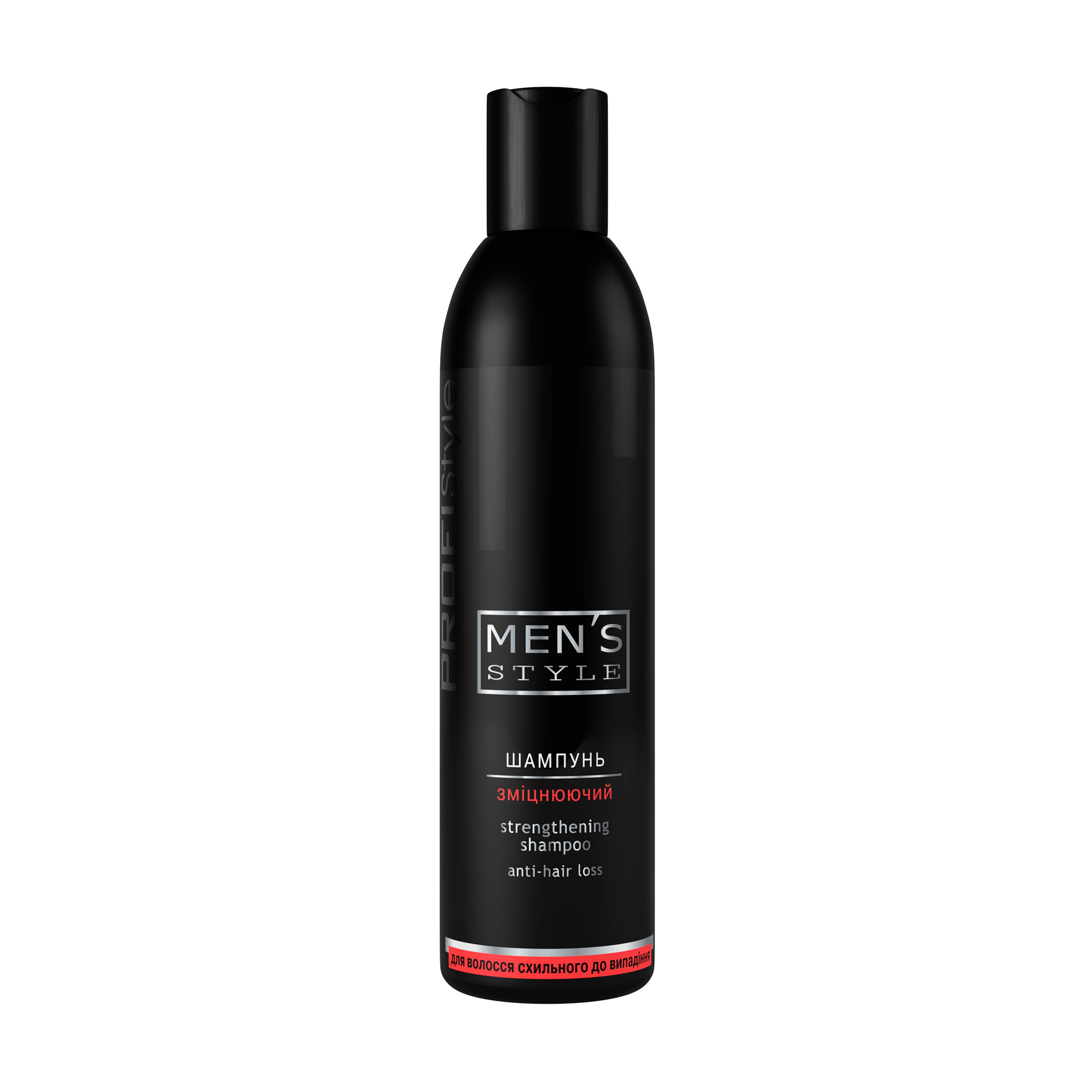 Чоловічий зміцнювальний шампунь Profi Style Men's Style Strengthening Shampoo проти випадіння волосся, 250 мл